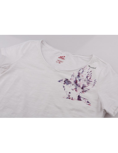 Ladies city short sleeve T-shirt KARMELA (2019) bright white