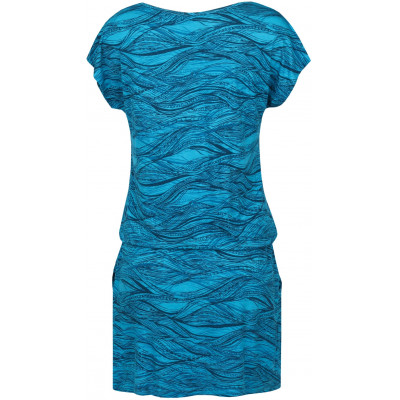 Ladies city dress ZANZIBA bluebird/blue coral 2