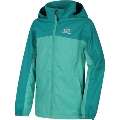 Kids jacket PEETA JR dynasty green/electric green