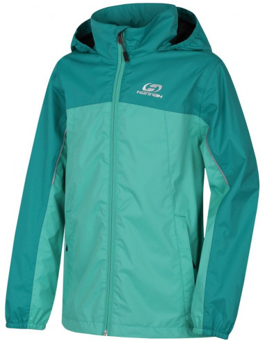 Kids jacket PEETA JR dynasty green/electric green