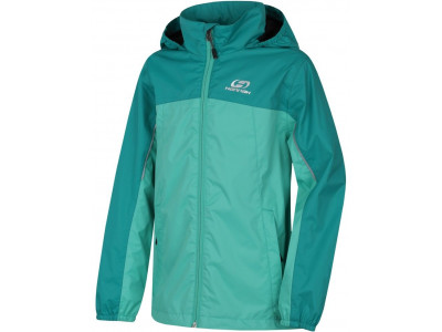 Kids jacket PEETA JR dynasty green/electric green