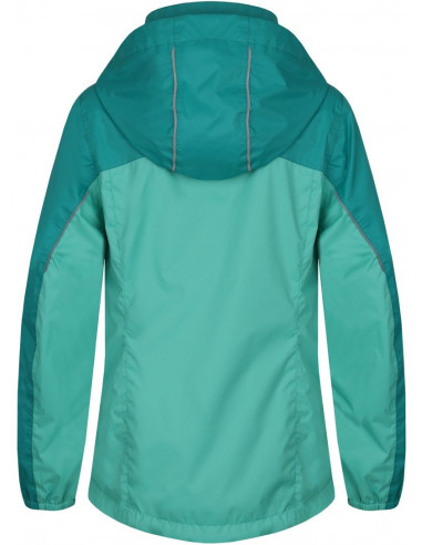 Kids jacket PEETA JR dynasty green/electric green