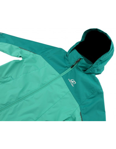 Kids jacket PEETA JR dynasty green/electric green