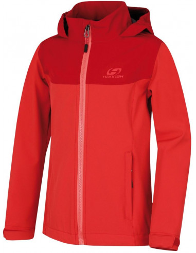 Kids jacket ABONA JR poppy red/chili pepper