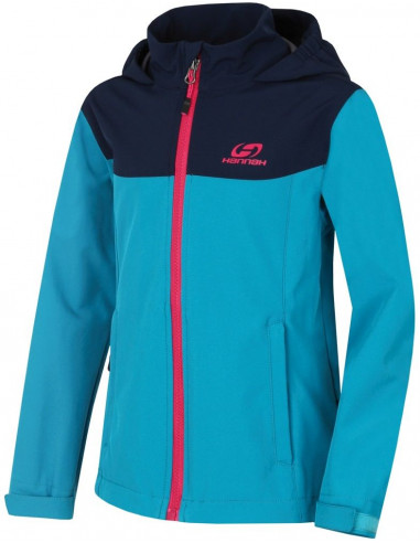 Kids jacket ABONA JR enamel blue/black iris