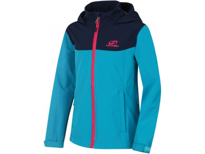 Kids jacket ABONA JR enamel blue/black iris