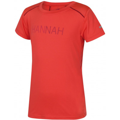 Kids short sleeve T-shirt TULMA JR hot coral