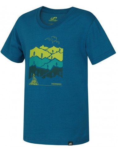 Kids short sleeve T-shirt DARLEY JR mosaic blue