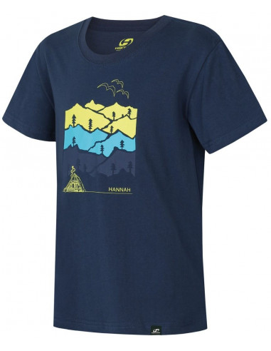 Bērnu T-krekls ar īsām piedurknēm DARLEY JR tumšs džinsu