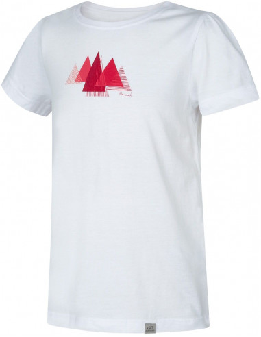 Kids short sleeve T-shirt PONTELA JR bright white