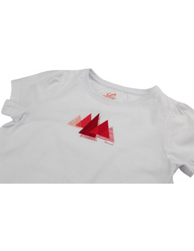 Bērnu T-krekls ar īsām piedurknēm PONTELA JR spilgti balts