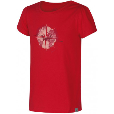 Kids short sleeve T-shirt PONTELA JR rouge red