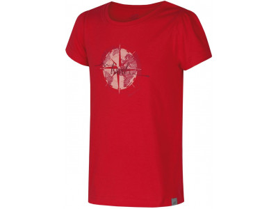 Kids short sleeve T-shirt PONTELA JR rouge red