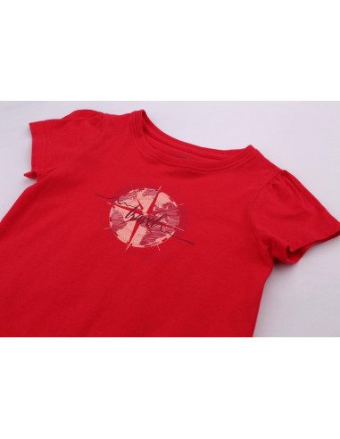 Kids short sleeve T-shirt PONTELA JR rouge red