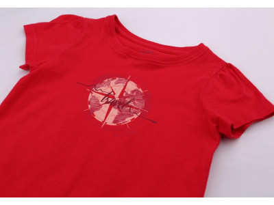 Kids short sleeve T-shirt PONTELA JR rouge red
