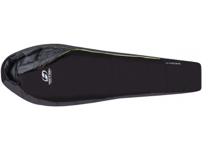 Uni camping sleeping bag SHERPA 300 MT-P anthracite/dark shadow (green)