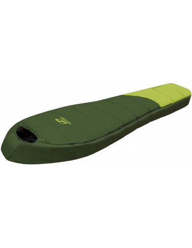 Uni camping sleeping bag BURROW 240 dill/lime green