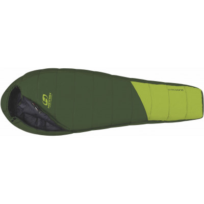 Uni kempinga guļammaiss BURROW 240 diļļu/laima zaļš 2