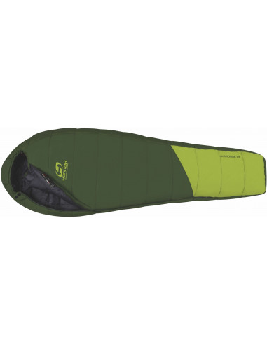 Uni camping sleeping bag BURROW 240 dill/lime green
