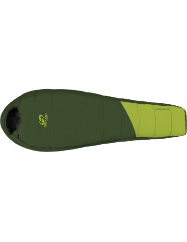Uni camping sleeping bag BURROW 240 dill/lime green