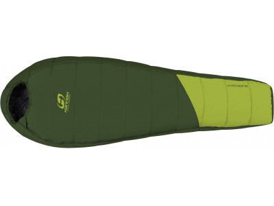 Uni camping sleeping bag BURROW 240 dill/lime green
