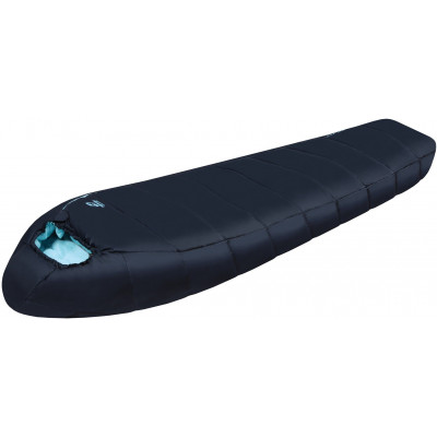 Ladies camping sleeping bag TREK W 240 midnight navy (aqua splash)