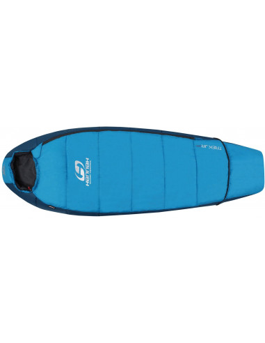 Kids camping sleeping bag TREK JR 200 blue jewel/moroccan blue