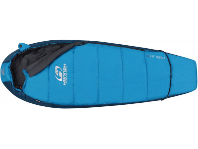 Kids camping sleeping bag TREK JR 200 blue jewel/moroccan blue