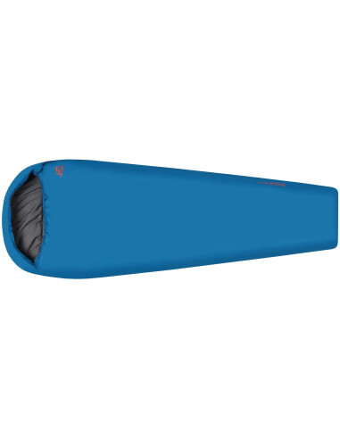 Ladies camping sleeping bag BIKER W 120 blue jewel