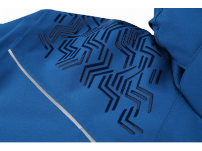 Mens snowsport jacket MARCOS mykonos blue (yellow)