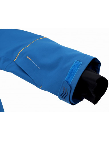 Mens snowsport jacket MARCOS mykonos blue (yellow)