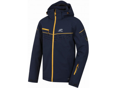 Mens snowsport jacket KIAN blue nights (yellow)