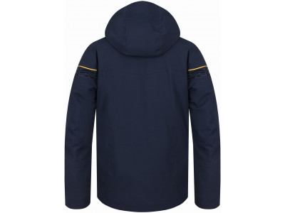 Mens snowsport jacket KIAN blue nights (yellow)