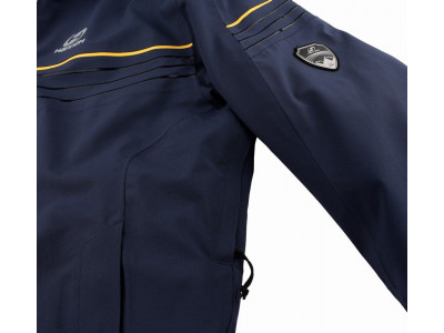 Mens snowsport jacket KIAN blue nights (yellow)