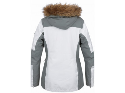 Ladies snowsport jacket BERTIE frost gray/bit of blue
