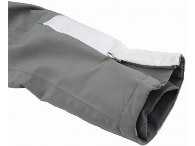 Ladies snowsport jacket BERTIE frost gray/bit of blue