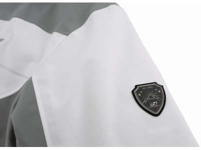 Ladies snowsport jacket BERTIE frost gray/bit of blue