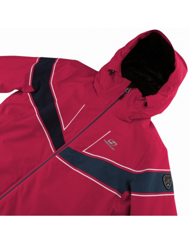 Ladies snowsport jacket KIELY virtual pink/vintage indigo