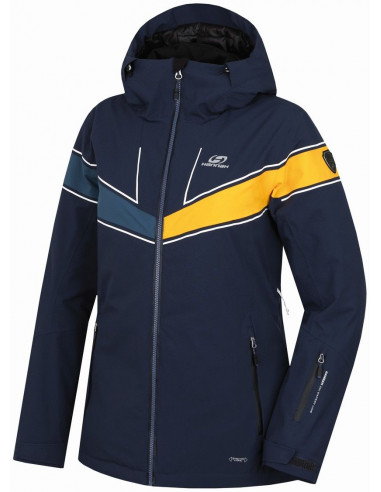 Ladies snowsport jacket KIELY blue nights/gold fusion