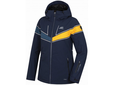 Ladies snowsport jacket KIELY blue nights/gold fusion