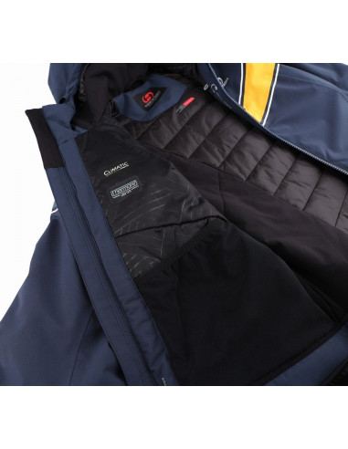 Ladies snowsport jacket KIELY blue nights/gold fusion