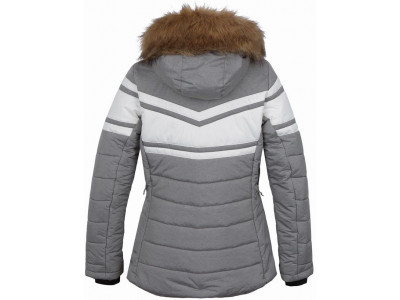 Ladies snowsport jacket DELANEY drizzle/bright white