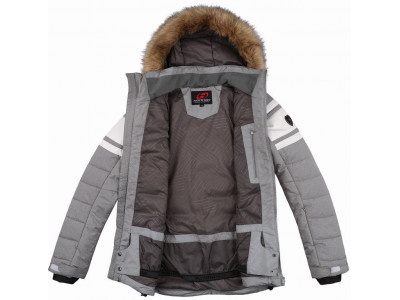 Ladies snowsport jacket DELANEY drizzle/bright white