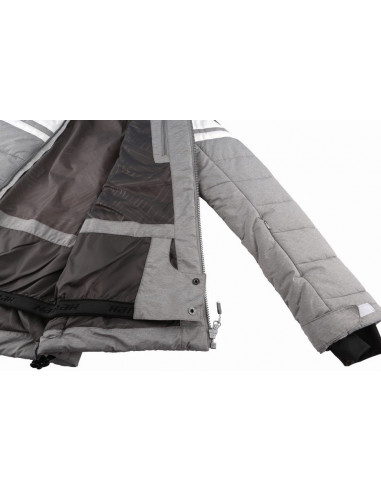 Ladies snowsport jacket DELANEY drizzle/bright white