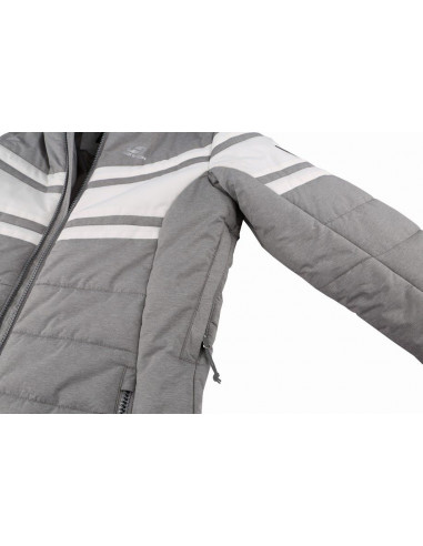 Ladies snowsport jacket DELANEY drizzle/bright white