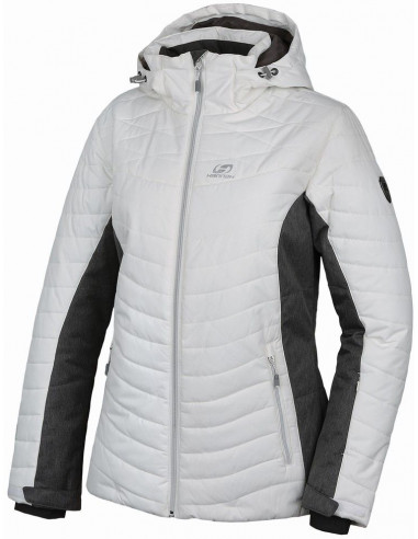 Ladies snowsport jacket BALAY bright white/gray mel