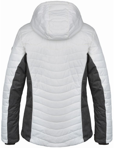 Ladies snowsport jacket BALAY bright white/gray mel