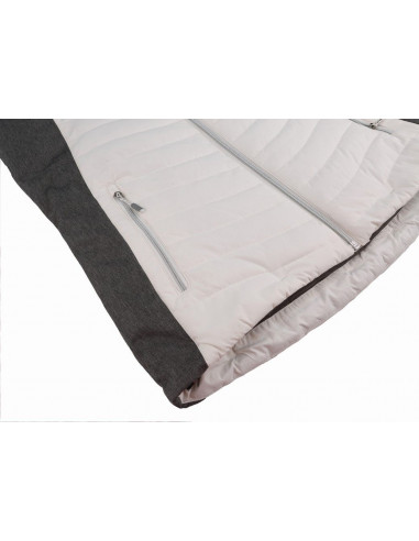 Ladies snowsport jacket BALAY bright white/gray mel