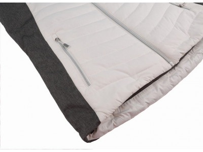 Ladies snowsport jacket BALAY bright white/gray mel