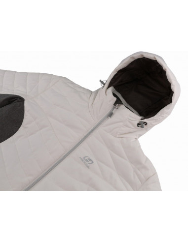 Ladies snowsport jacket BALAY bright white/gray mel